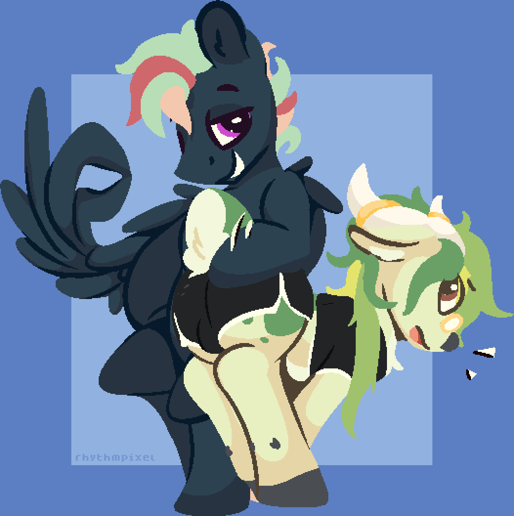 Deer ware to keep the rear not bare, and he agrees
#mlp #pony #deer