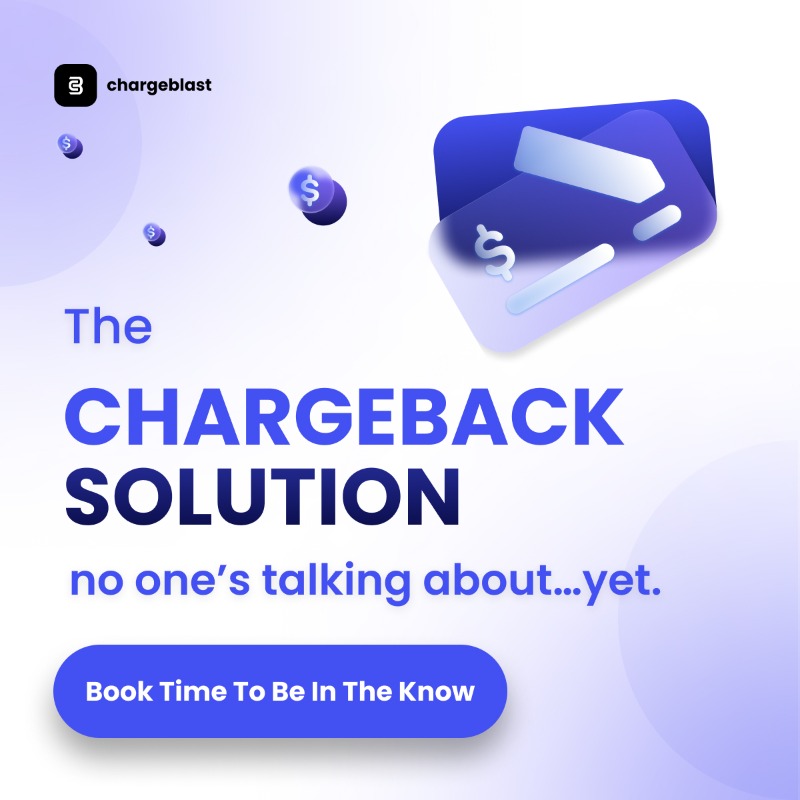 chargeblast's tweet photo. Meet the Secret Weapon for Stopping Chargebacks (Yes, It’s Free).