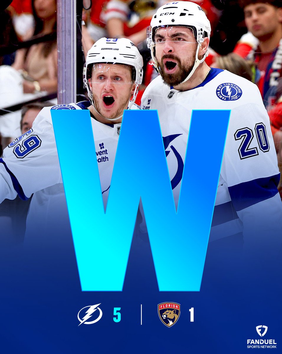 The Lightning strike in Game 3! ⚡

#GoBolts