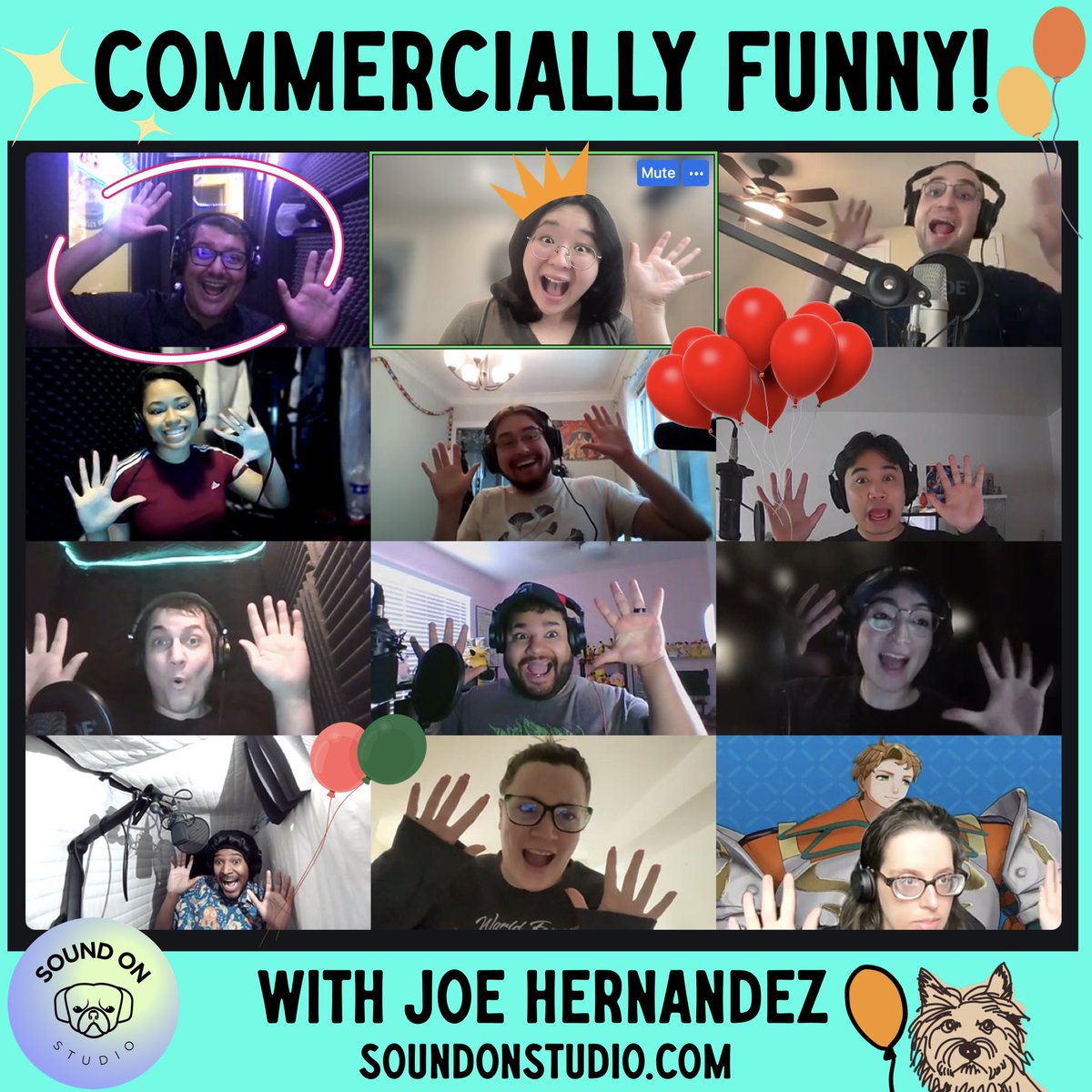 Sound On Studio (@soundonstudio) on Twitter photo Thanks to the AWESOME actors who joined us this morning for Commercially Funny with <a href="/joehernandezvo/">Joe Hernandez</a>! You all were amazing (and funny!) and we can’t wait to see what’s next for you! 🐶🎉 #keepgoing #takeclass Thanks to the AWESOME actors who joined us this morning for Commercially Funny with <a href="/joehernandezvo/">Joe Hernandez</a>! You all were amazing (and funny!) and we can’t wait to see what’s next for you! 🐶🎉 #keepgoing #takeclass