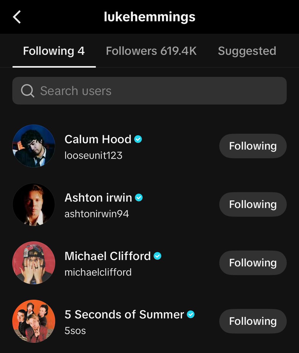 URNlNETIESFACE's tweet photo. guys this fan really follows everyone in 5sos except luke :/ it’s unbelievable https://t.co/zn8111C2uP