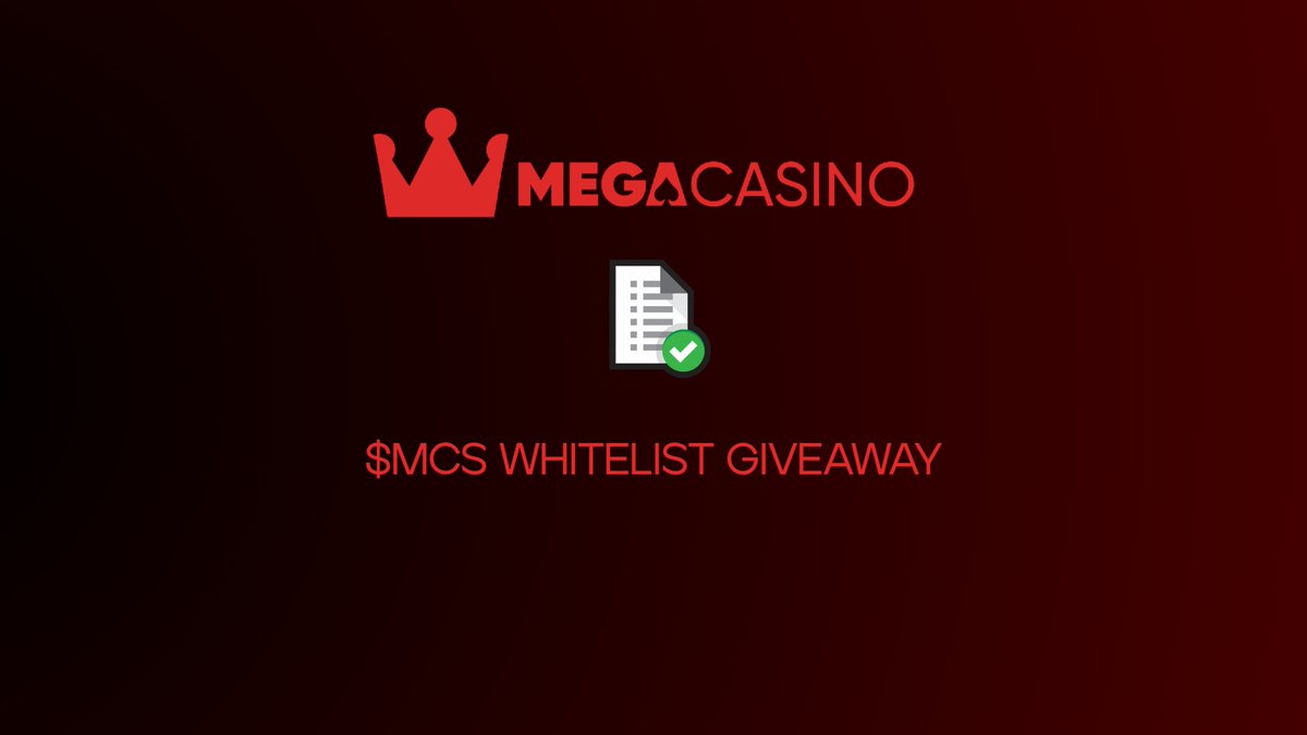 Tag your friends, Mega Casino Pre-Sale Whitelist Giveaway is live 🚨
5 winners, 100 loyalty points needed.
Loyalty = early access. Bots will miss it, real ones won’t.
🎁 Bonus RT Contest
Quote this post with:
 “Mega Casino pre-sale is coming, early whales get fed 🐳🚀”
5 will win