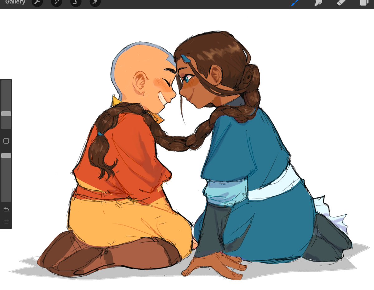 some #kataang doodling :&gt;