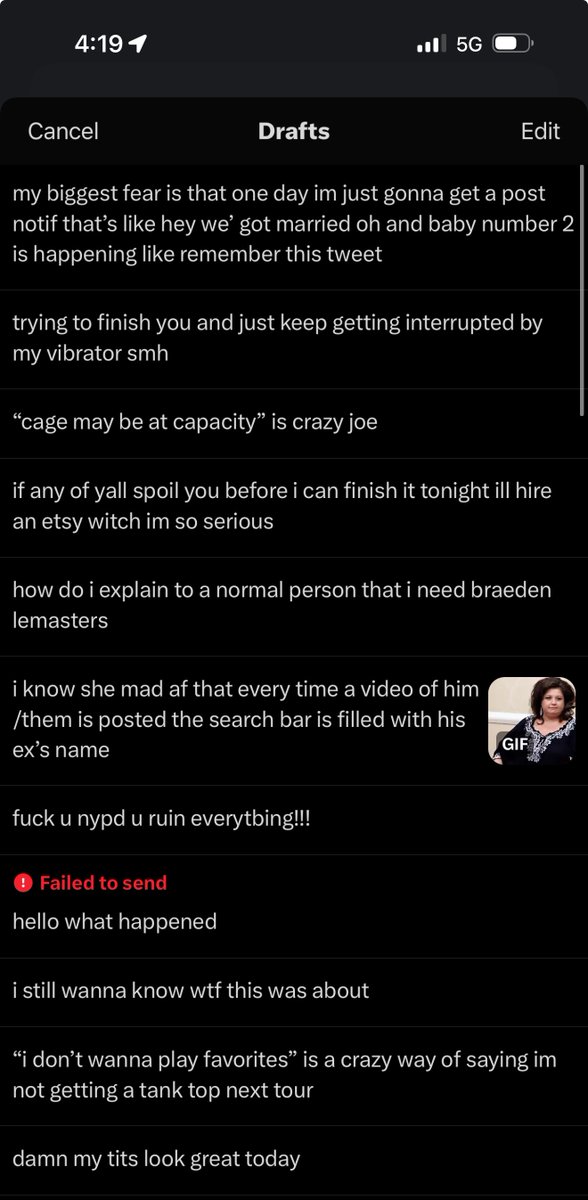 wallowsgarden's tweet image. draft dump #tagurself