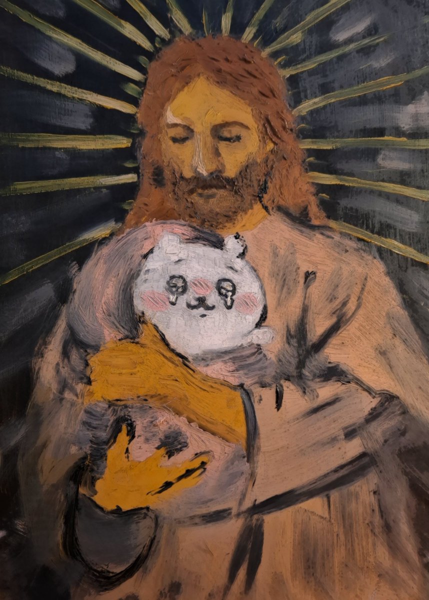 chiikawa conhece o amor de Cristo

óleo sobre chapa de mdf