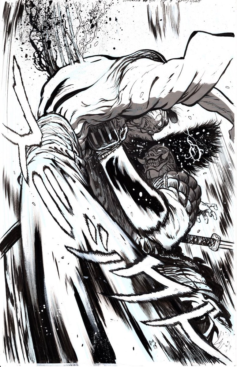 Felix Comic Art (@felixcomicart) on Twitter photo WOLVERINE #400 p.8 original art splash by <a href="/danielwarrenart/">Daniel Warren Johnson</a>! Told you things were gonna get crazier! Wolverine finally goes full-Wolvie! What a splash page! This all-time Wolvie story is the highlight of this landmark issue…the hottest comic out right now! Second printing coming! WOLVERINE #400 p.8 original art splash by <a href="/danielwarrenart/">Daniel Warren Johnson</a>! Told you things were gonna get crazier! Wolverine finally goes full-Wolvie! What a splash page! This all-time Wolvie story is the highlight of this landmark issue…the hottest comic out right now! Second printing coming!