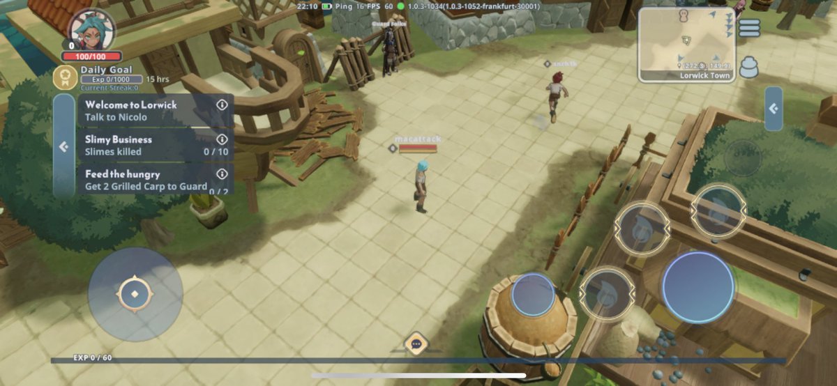 Having a great time fishing and slaying slimes!