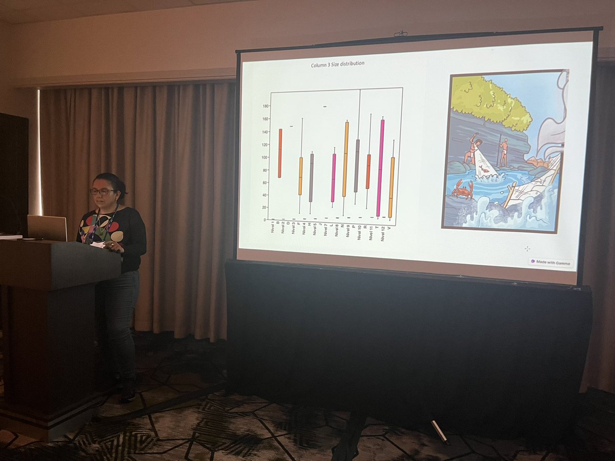 Diacarco's tweet photo. My talk about fish remains at Jicarita, Coiba archipelago at SAA in Denver @CoibaAIP @stri_panama @ICAZ_News @ https://t.co/DJCAHegHut