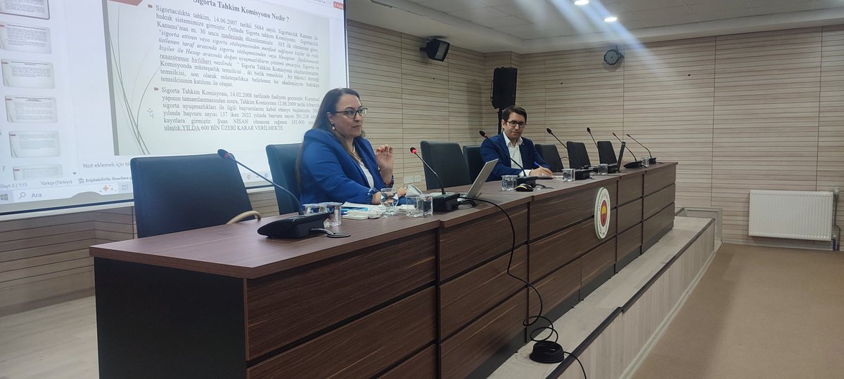 Bingol_Barosu's tweet photo. "Sigorta Tahkim Uygulaması” konulu meslek içi eğitim seminerimiz gerçekleştirildi. Katkılarından dolayı Sayın Av. Gönül KAPAĞAN  ve katılım sağlayan meslektaşlarımıza teşekkür ederiz. https://t.co/4TMcbxqSmr