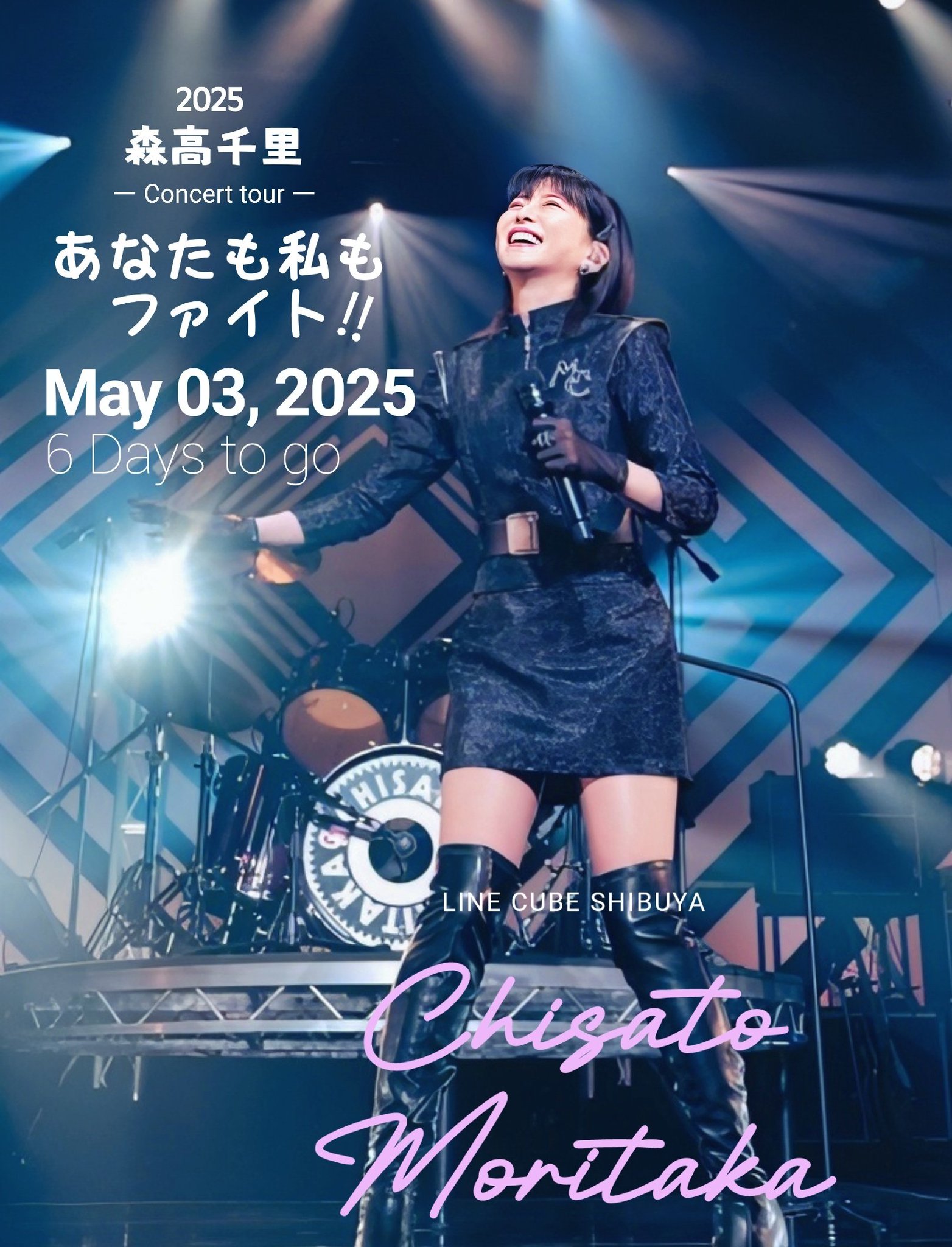 【新品未開封】森高千里　あなたも私もファイト!!　コンサートツアー　楽屋のれん 贈り物 新品未開封】森高千里 あなたも私もファイト