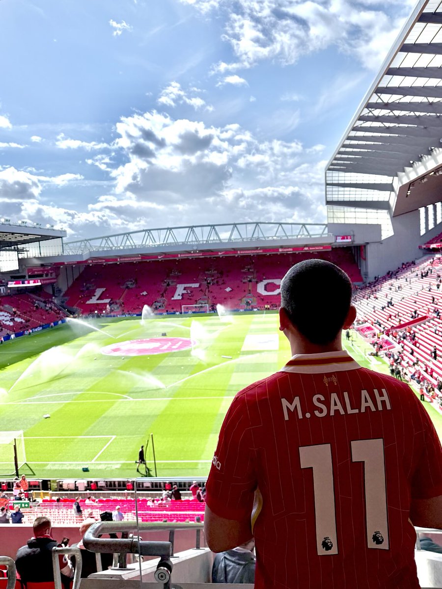 A dream come true. A perfect day. I went to watch Liverpool FC, my team since childhood, since the days of Rush and Barnes, play at Anfield. I got to see the one and only Mo Salah play live. I watched Liverpool beat West Ham at home on their way to another Premier League title!