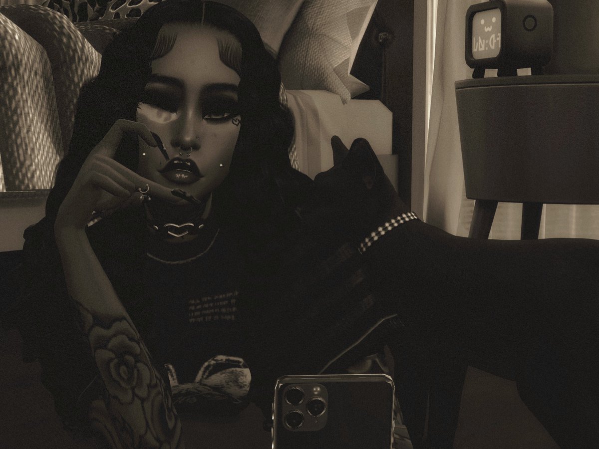 KaayAlexx_'s tweet photo. Favorite Sim 🖤

#TheSims4 #TheSims  #TS4 #BlackSimmer #ShowUsYourSims https://t.co/CUdgQSJp2v