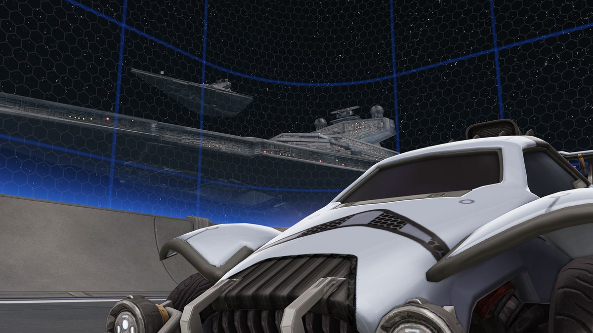 Star Wars map incoming. Looks like we are going to be playing Rocket League in space. Let the force be with you. 🚀👽