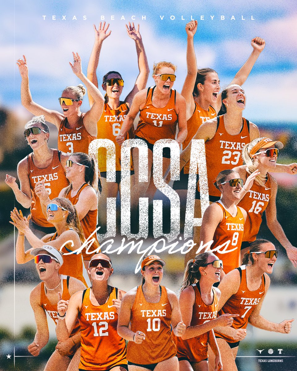 YOUR TEXAS LONGHORNS ARE CCSA CONFERENCE CHAMPIONS 🤘🏆

#HookEm