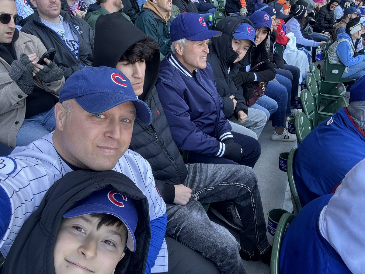 phinehas78's tweet photo. Brought the whole family for their first time to Wrigley Field for their first time and my birthday! @WatchMarquee @Cubs https://t.co/a7gljiSqcl