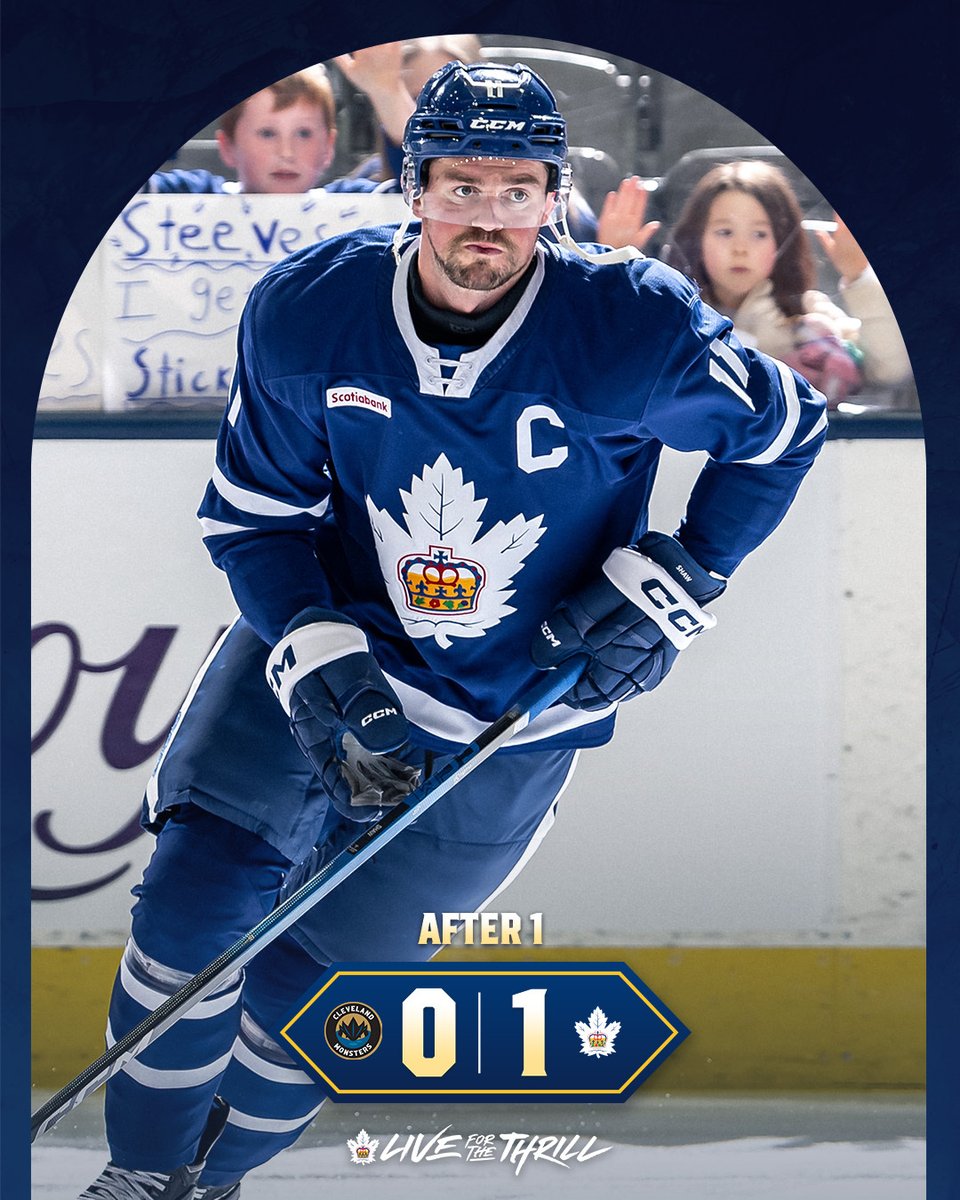 Up one through one 👑

Shots
CLE: 8  I  TOR: 10