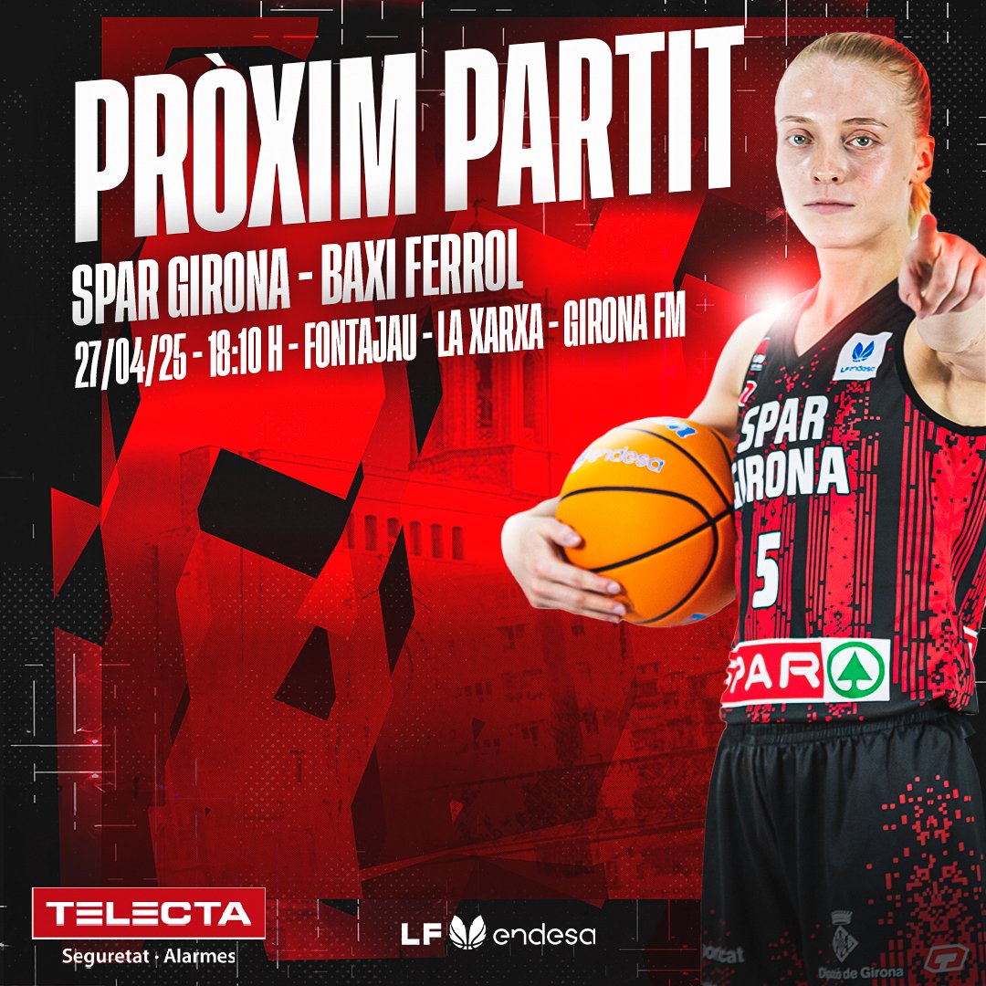 Benvido a Girona <a href="/UniFerrol/">Baxi Ferrol</a> 👋🏼

Parabéns por esta gran tempada 💪🏼