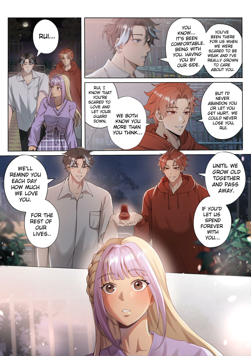 A Promise of Forever – Commissioned Comic Page

#ComicPage #MangaArt #RomanceComic #ProposalScene #MangaStory #WebtoonArt #RomanticManga #DigitalArt #ComicCommission #OriginalCharacters #StorytellingArt #LoveStory #EmotionalArt #ArtistOnDeviantArt #ArtCommission #AnimeArt #Visual