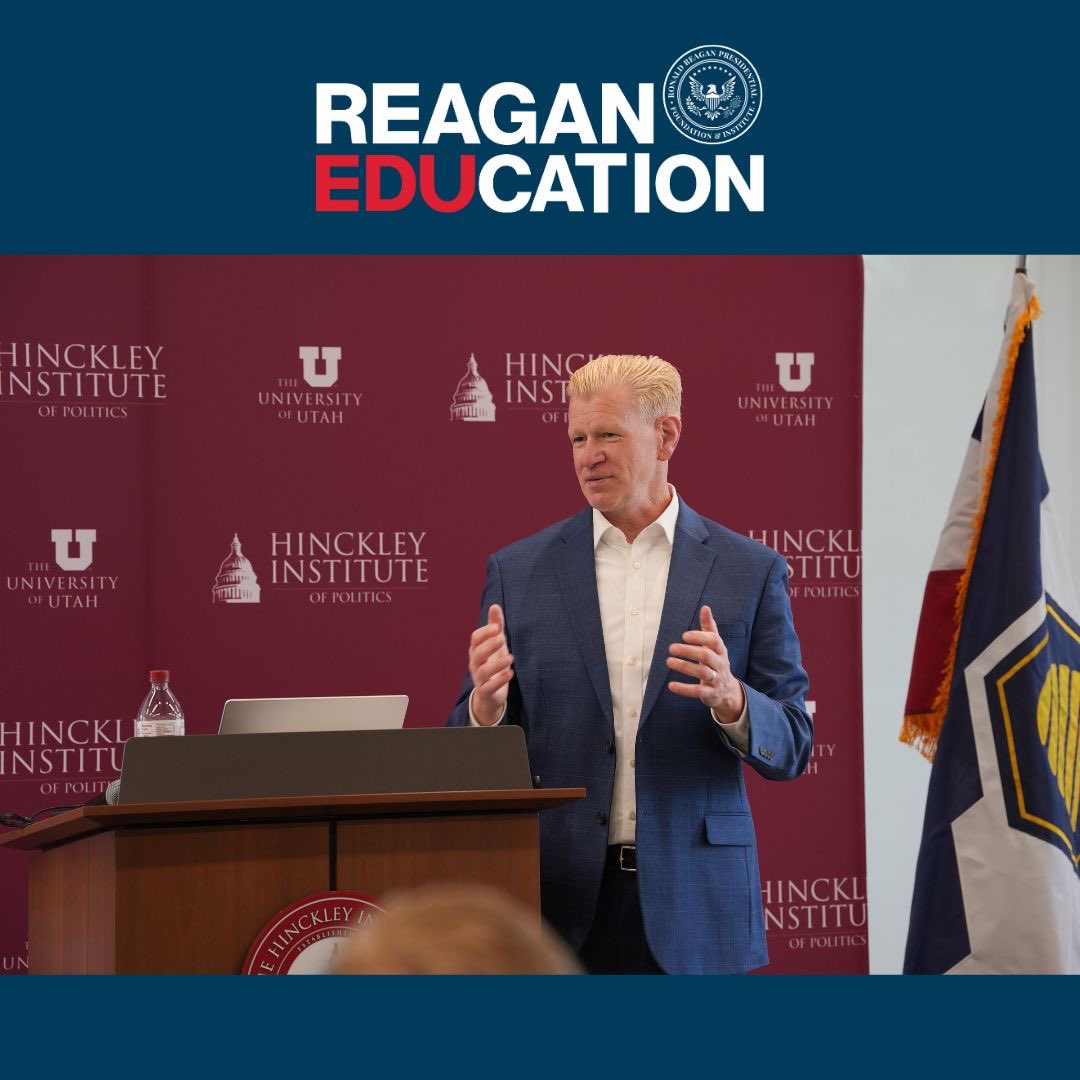 RonaldReaganEDU's tweet image. Today in Salt Lake City, Utah, students are putting their skills to the test at the Reagan Regional Debate Competition, hosted by the @hinckleyinst at the @UUtah! 🗣️🇺🇸 Proud to see the next generation of leaders in action. #ReaganEDU