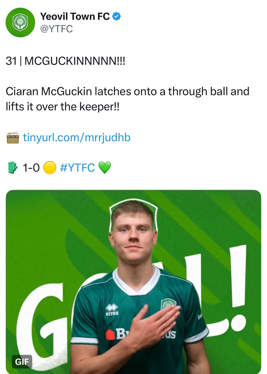 Papa McG (@mmichaelmcg) on Twitter photo Young Player of the Season, MOTM and a Goal - if Carlsberg did Saturdays 😀 Well done <a href="/gucks_9/">Ciaran McGuckin</a> and thank you <a href="/YTFC/">Yeovil Town FC</a> fans and staff. Cool to wake up to this in Oz 😀 Young Player of the Season, MOTM and a Goal - if Carlsberg did Saturdays 😀 Well done <a href="/gucks_9/">Ciaran McGuckin</a> and thank you <a href="/YTFC/">Yeovil Town FC</a> fans and staff. Cool to wake up to this in Oz 😀