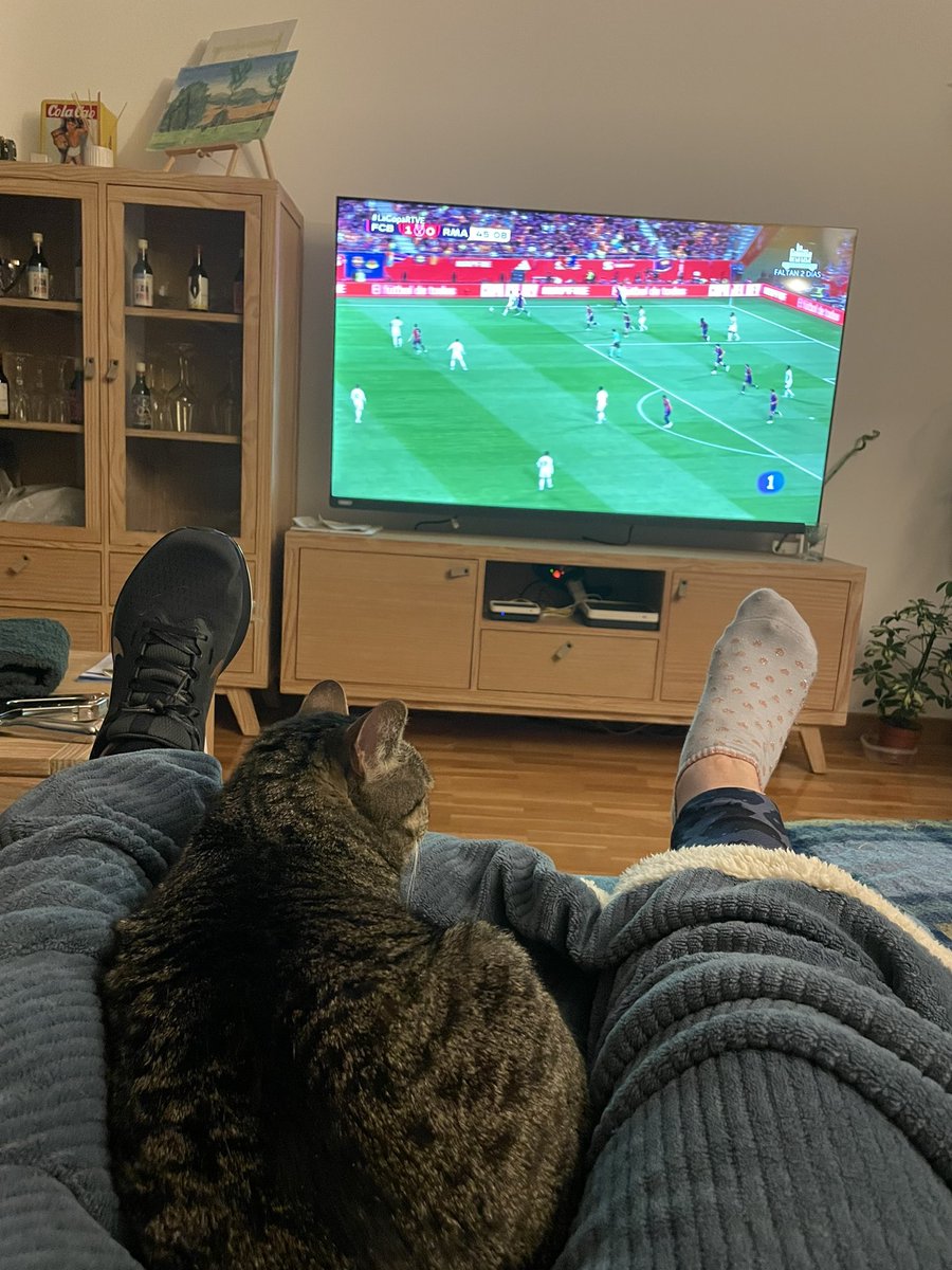 Viendo el partido! 😍 #LaCopaRTVE