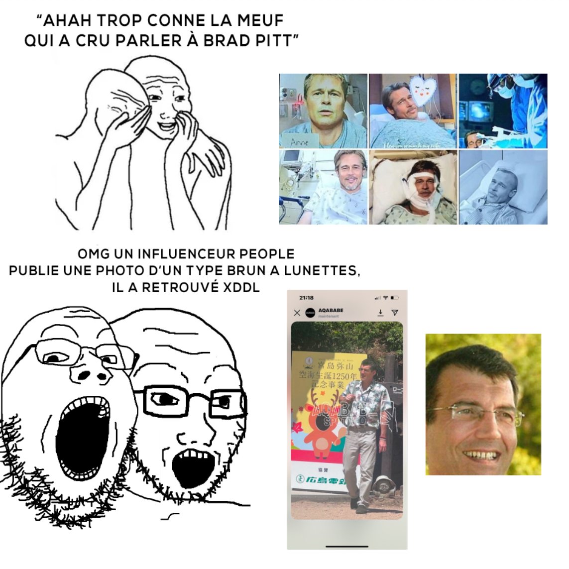J'espère en mon for intérieur que la plupart des gens qui partagent au premier degré l'histoire de XDDL ont 14 ans... 

Parce que des hommes bruns à lunettes qui ressemblent à ça, j'en croise 15 par jour.

De plus, si Dupont de Ligonnès voulait continuer à échapper à la justice,