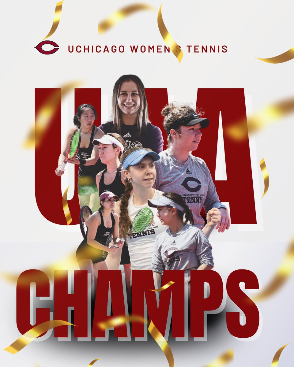 𝙁𝙊𝙐𝙍-peat complete. 🏆🔥

UChicago Women's Tennis are UAA Champions once again for the fourth year in a row!!!

#MaroonMade