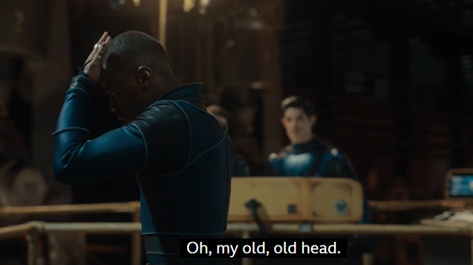MistressOfNull's tweet photo. doctor who spoilers //

i love when the doctor is so old he can't remember what he's in a sequel to https://t.co/oMXCmGh8q9