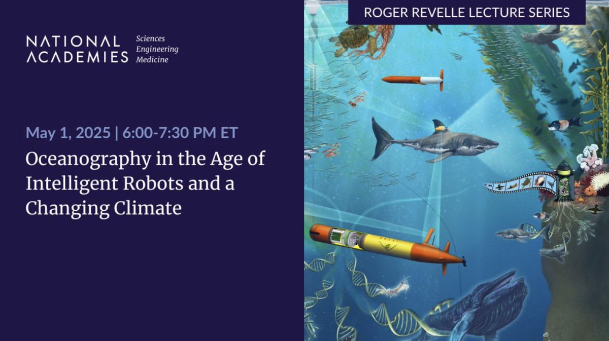 Schmidt Ocean (@schmidtocean) on Twitter photo How are scientists using intelligent robots to study the ocean? Join in person or virtually on 1 May 2025. Learn more and RSVP: bit.ly/4jOrrsO? How are scientists using intelligent robots to study the ocean? Join in person or virtually on 1 May 2025. Learn more and RSVP: bit.ly/4jOrrsO?