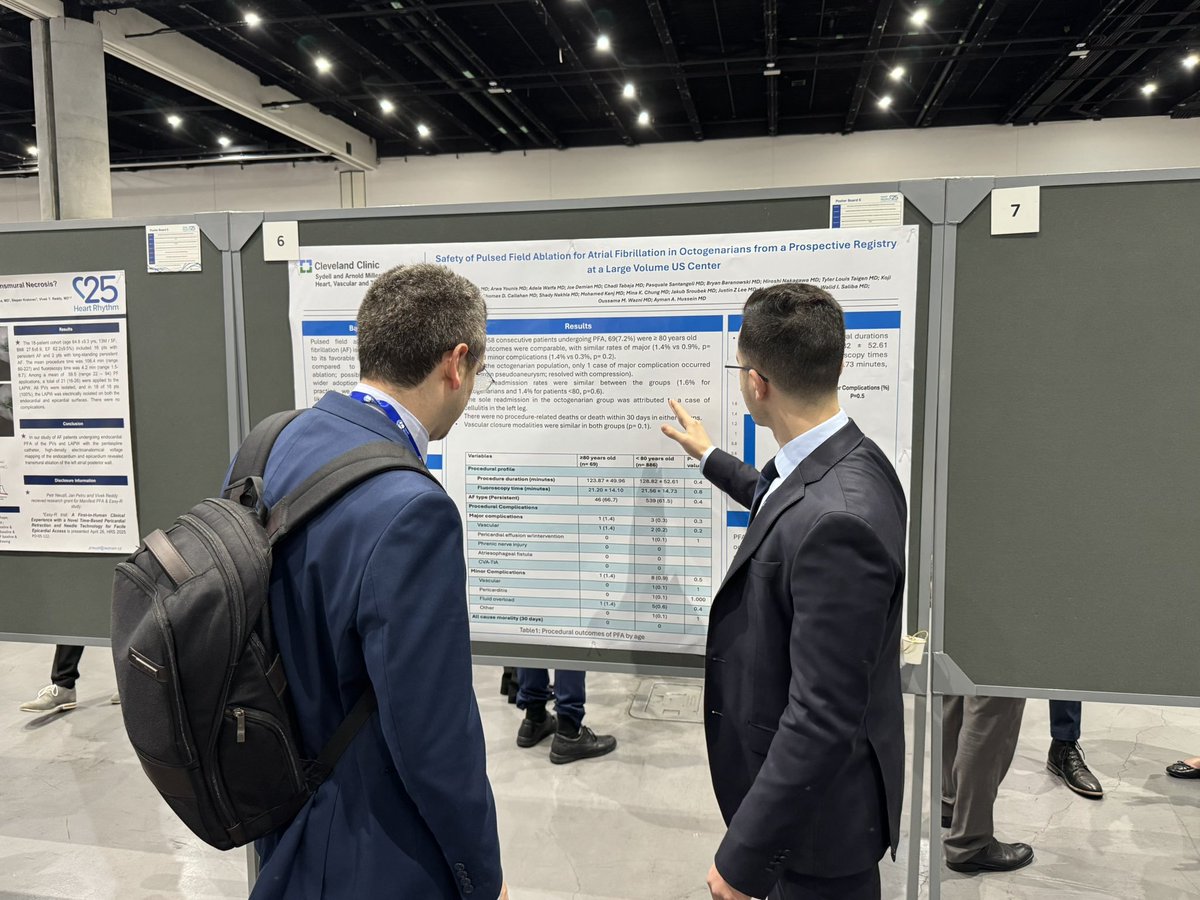 Arab HRS - Heart Rhythm Society (@arabhrs) on Twitter photo 🧵Incredibly proud of <a href="/MMdaihly/">Mohamad mdaihly</a> of <a href="/ClevelandClinic/">Cleveland Clinic</a> presenting on PFA for AF in Octogenarians at #HRS2025 👏
Make sure to check the team's simultaneous publication <a href="/HRS_O2Journal/">Heart Rhythm O2</a>! Strong work. #Epeeps <a href="/omwazni/">Oussama Wazni</a>
. 🧵Incredibly proud of <a href="/MMdaihly/">Mohamad mdaihly</a> of <a href="/ClevelandClinic/">Cleveland Clinic</a> presenting on PFA for AF in Octogenarians at #HRS2025 👏
Make sure to check the team's simultaneous publication <a href="/HRS_O2Journal/">Heart Rhythm O2</a>! Strong work. #Epeeps <a href="/omwazni/">Oussama Wazni</a>
.