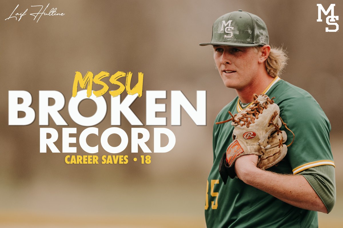 🚨 BROKEN RECORD 🚨

Laif Hultine broke his second MSSU record of the season against Rogers State, setting a new career saves mark with 18. The record was previously held by Todd Casper, with 17 saves from 1990-1993. Hultine tied last season before officially surpassing it.
