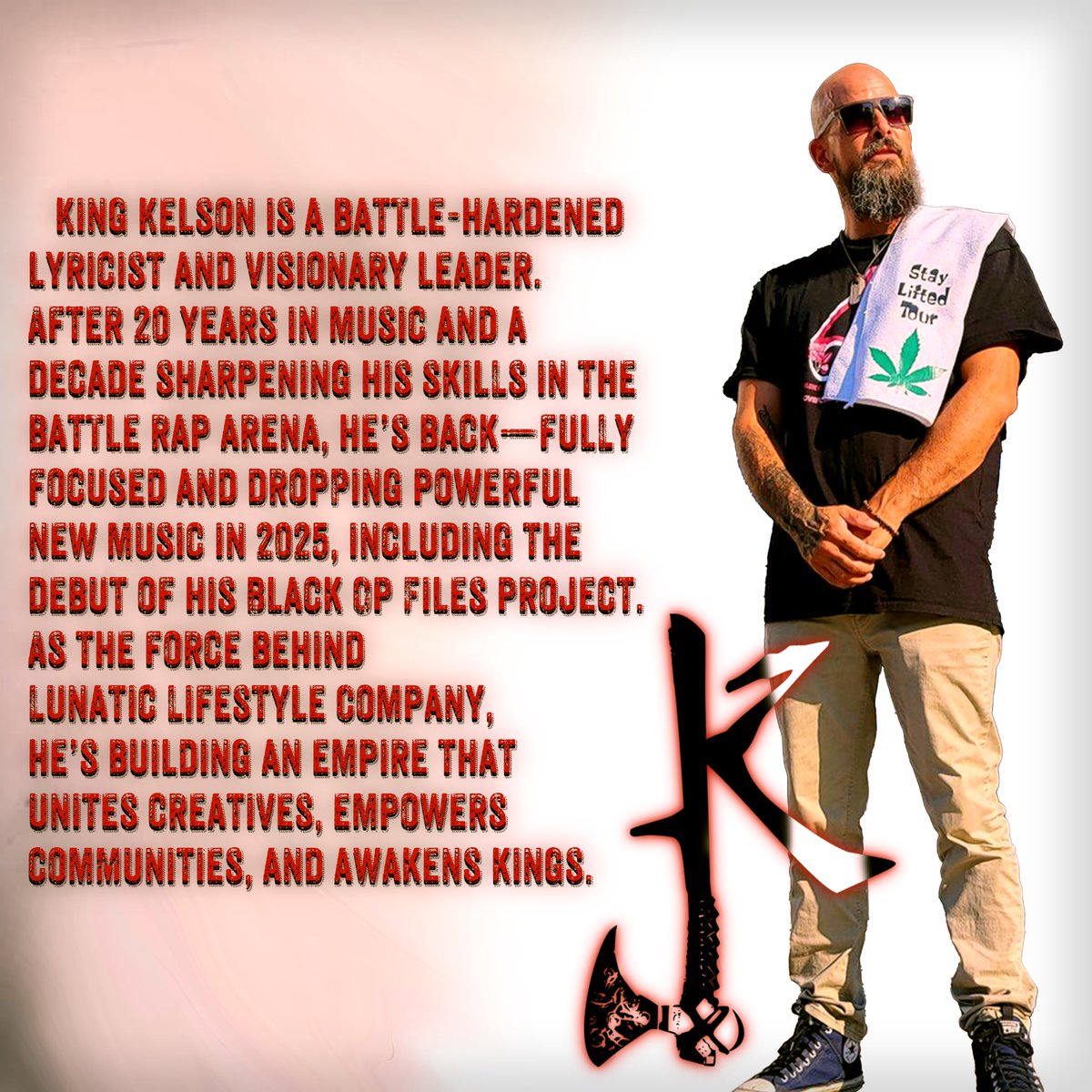 CorpusUpir's tweet photo. Musician highlight!! King Kelson will be gracing the stage on May 2nd for the food bank and has been helping organize the event since the begining. Come see and amazing show May 2nd at the OK Corral Cabaret tickets online at 
https://t.co/lQ7s7lDgfV https://t.co/VQQWcVWkxD