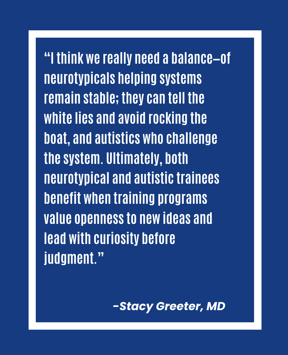 Medical Students with Disability & Chronic Illness (@msdcinational) on Twitter photo At <a href="/StanfordSMADIE/">Stanford SMADIE</a>, Dr. Stacy Greeter, MD, emphasized the importance of neurodiversity in medical education. By fostering inclusivity and curiosity within medical education, we prepare trainees to meet diverse patient needs.
#SMADIE25 #DisabledinMedicine #MedTwitter At <a href="/StanfordSMADIE/">Stanford SMADIE</a>, Dr. Stacy Greeter, MD, emphasized the importance of neurodiversity in medical education. By fostering inclusivity and curiosity within medical education, we prepare trainees to meet diverse patient needs.
#SMADIE25 #DisabledinMedicine #MedTwitter