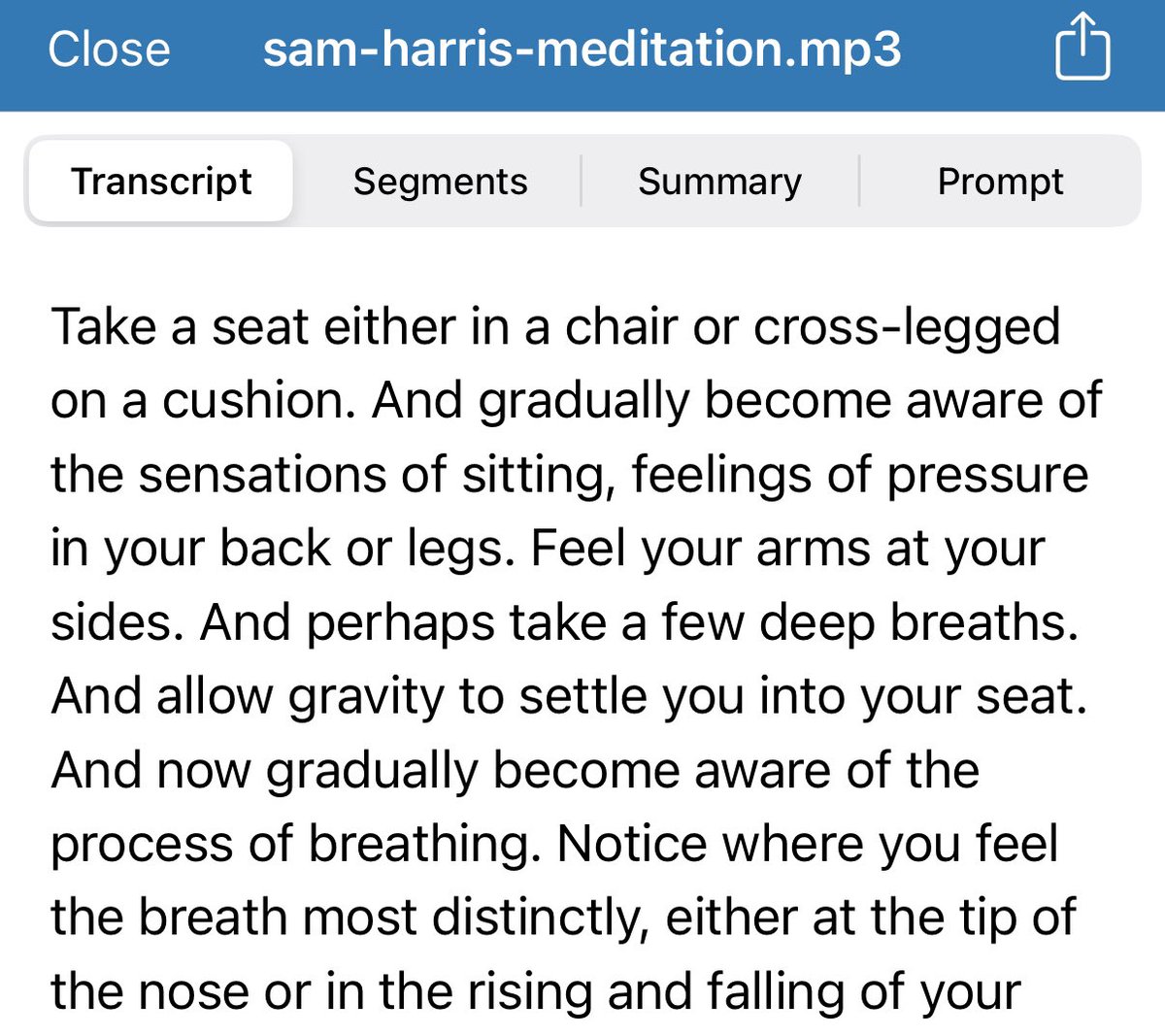 nearlydaniel's tweet image. meditating was kinda boring, so I transcribed the audio and now I just read it quickly in the morning and think “I’m enlightened” to myself a bunch
works great, I can see why people are so into this stuff