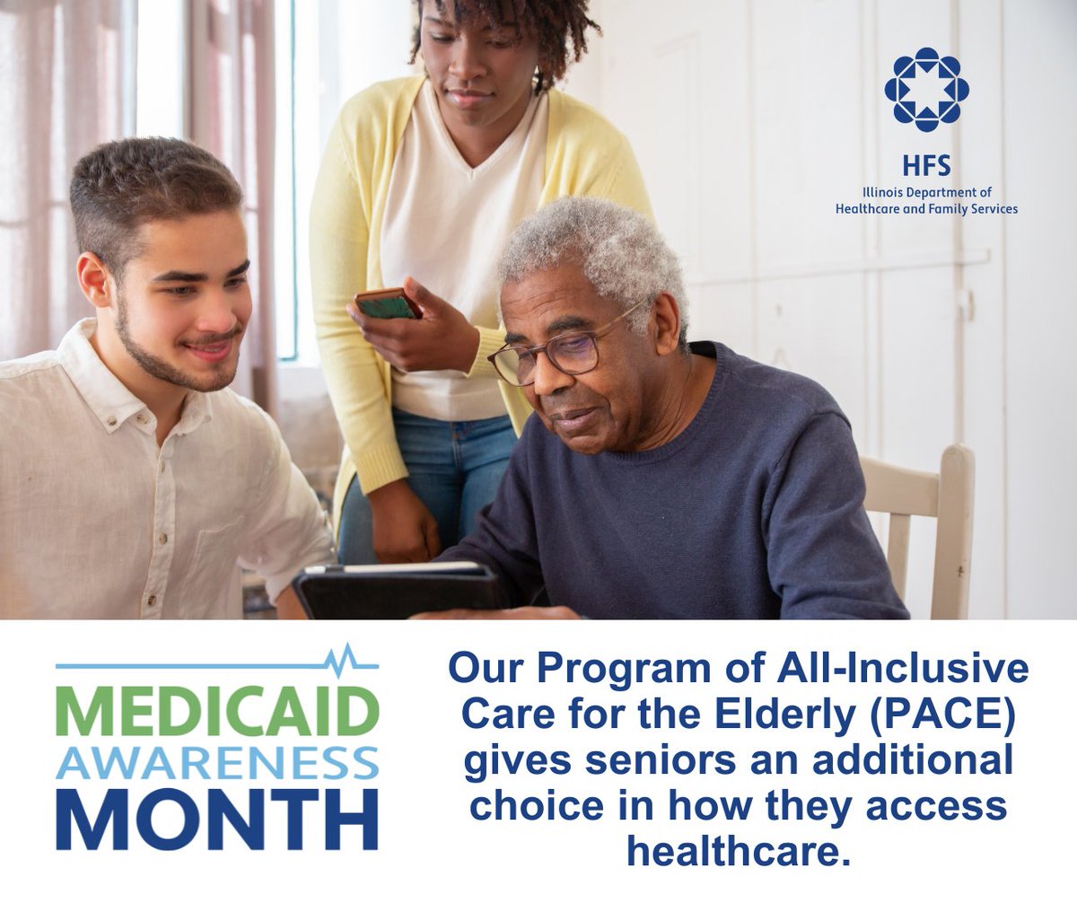 Our Program of All-Inclusive Care for the Elderly (PACE) gives seniors an additional choice in how they access healthcare as needs change with age, allowing more seniors to continue living at home safely, for longer. hfs.illinois.gov/medicalprovide…