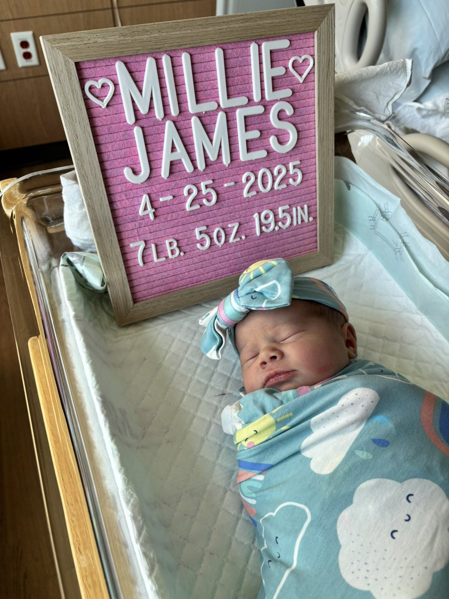 LIFE ANNOUNCEMENT

We would like to introduce you to Millie James Bristow.

After years of hope and heartbreak, she’s finally here—and our hearts are fuller than we ever imagined.

We can’t wait for you to meet her.
