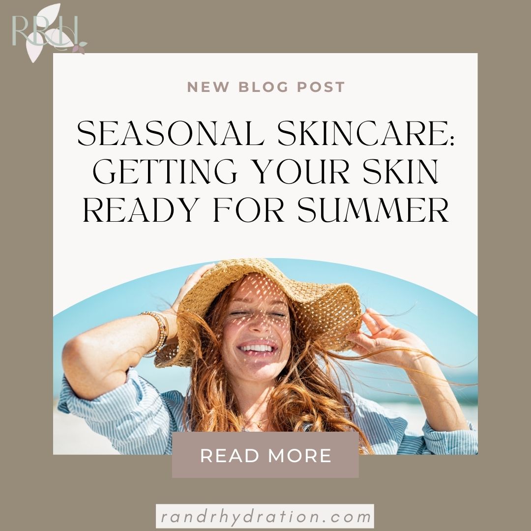 RandRHydration's tweet photo. Is your skin ready for the Durham heat? Our latest blog "Seasonal Skincare: Preparing Your Skin for Summer" has everything you need to know!
👉 Read the full article on our website now - https://t.co/aNiynem4GX

#DurhamMedSpa #SummerSkincare #HydraFacial #RandRHydration https://t.co/OmbaYgTTYD