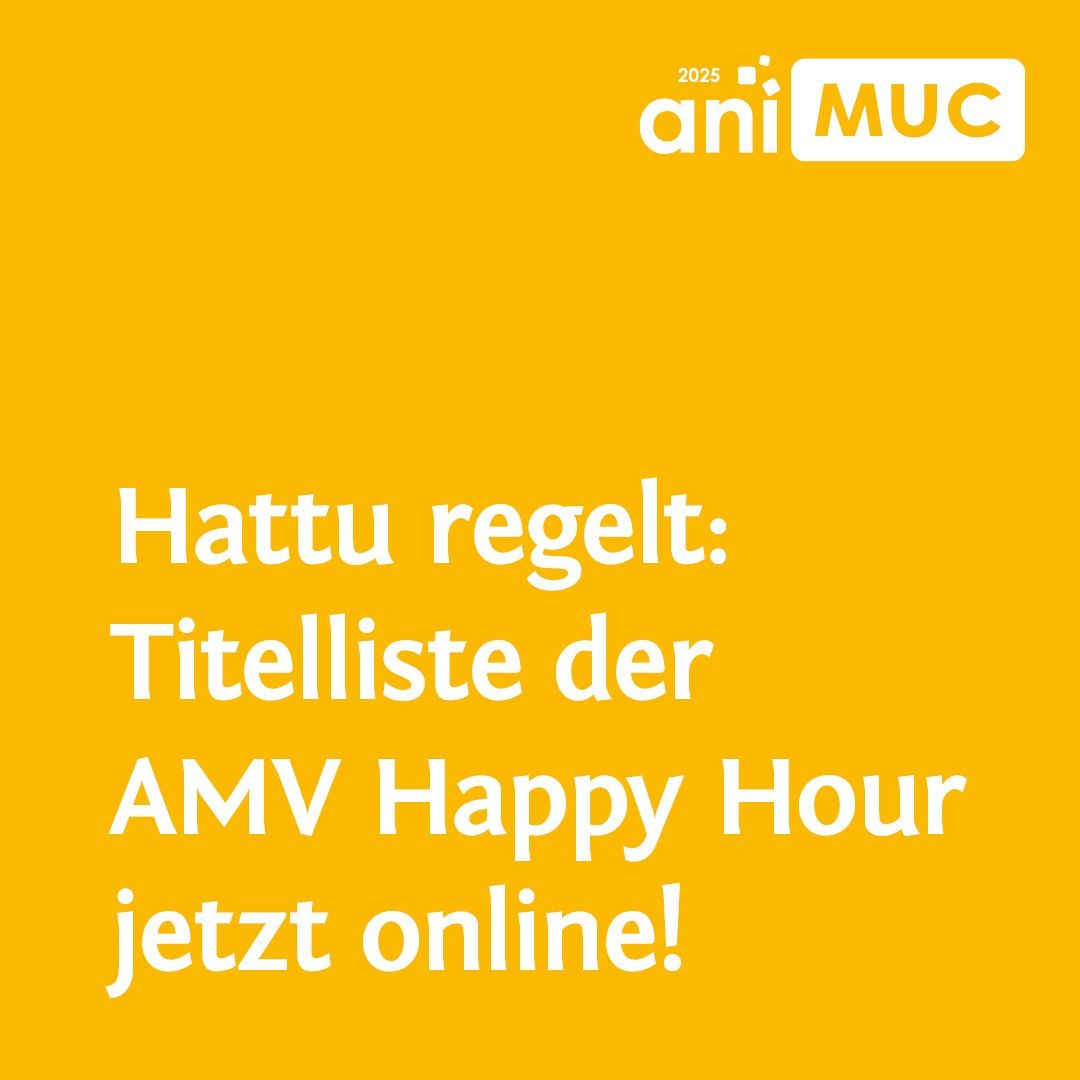 Da wir all die Clips und Ausschnitte aus Anime-Serien, mit denen uns @lordtakeda wie jedes Jahr einen Abend beschert hat, der uns noch lang in Erinnerung bleibt, haben wir unser Bestes gegeben, diesen Wunsch unverzüglich zu erfüllen.
Titelliste unter: animuc.de/project/amv-hh/