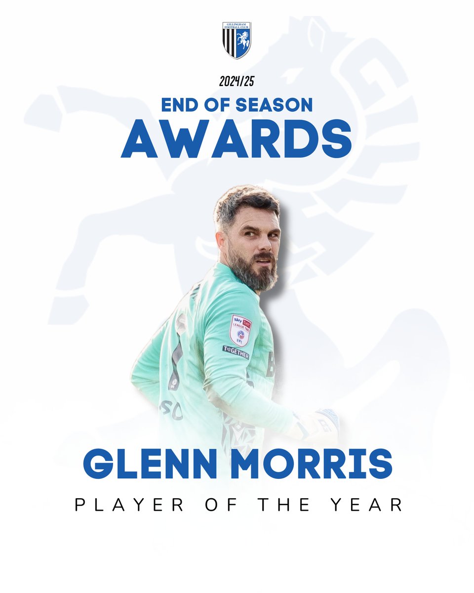 Gillingham FC (@thegillsfc) on Twitter photo Our "Player of the Year" trophy goes to Glenn Morris.
What a guy! π
<a href="/GlennMorris83/">Glenn morris</a> | #Gills Our "Player of the Year" trophy goes to Glenn Morris.
What a guy! π
<a href="/GlennMorris83/">Glenn morris</a> | #Gills