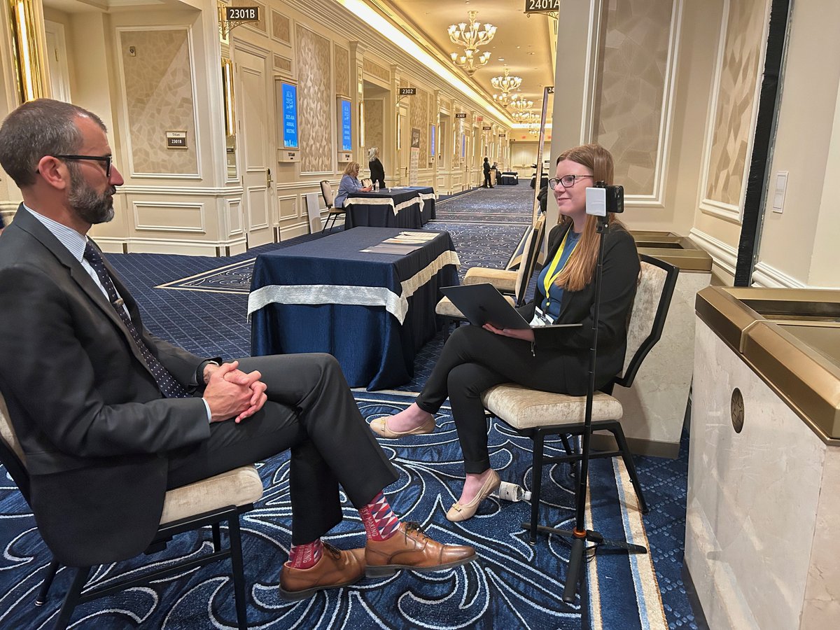 Urology Times (@urologytimes) on Twitter photo #Urology Times' Hannah Clarke interviews Dr. John Gore from <a href="/uwurology/">UW Urology</a> on "Radical cystectomy versus bladder-sparing therapy for recurrent high-grade non-muscle invasive bladder cancer." Stay tuned for the video 🎥! #AUA25 #bladdercancer #Urology Times' Hannah Clarke interviews Dr. John Gore from <a href="/uwurology/">UW Urology</a> on "Radical cystectomy versus bladder-sparing therapy for recurrent high-grade non-muscle invasive bladder cancer." Stay tuned for the video 🎥! #AUA25 #bladdercancer