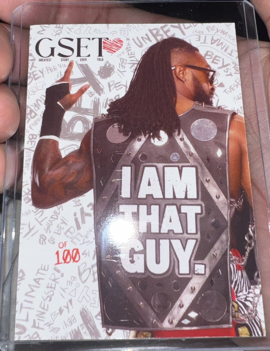 GSET cards available now! 

LIMITED STOCK!

Will be signed and numbered! 

DM to purchase

My hands are slowly getting used to writing again, so these are the first cards I’m signing.