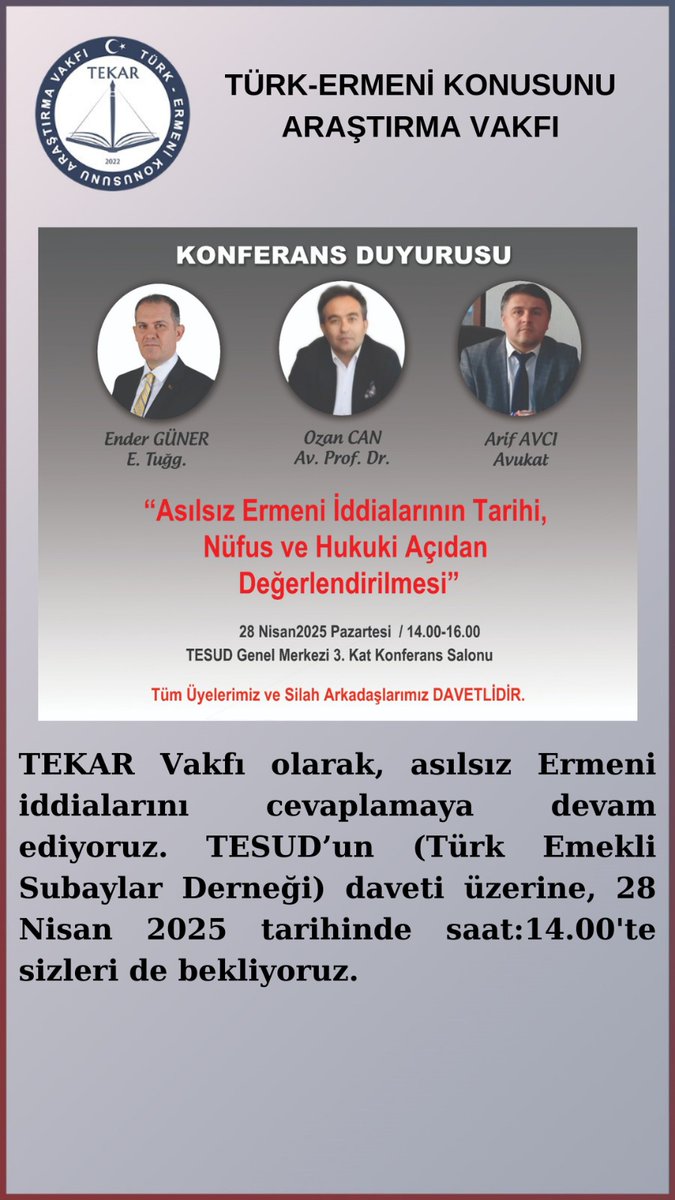 TEKAR VAKFI tweet media