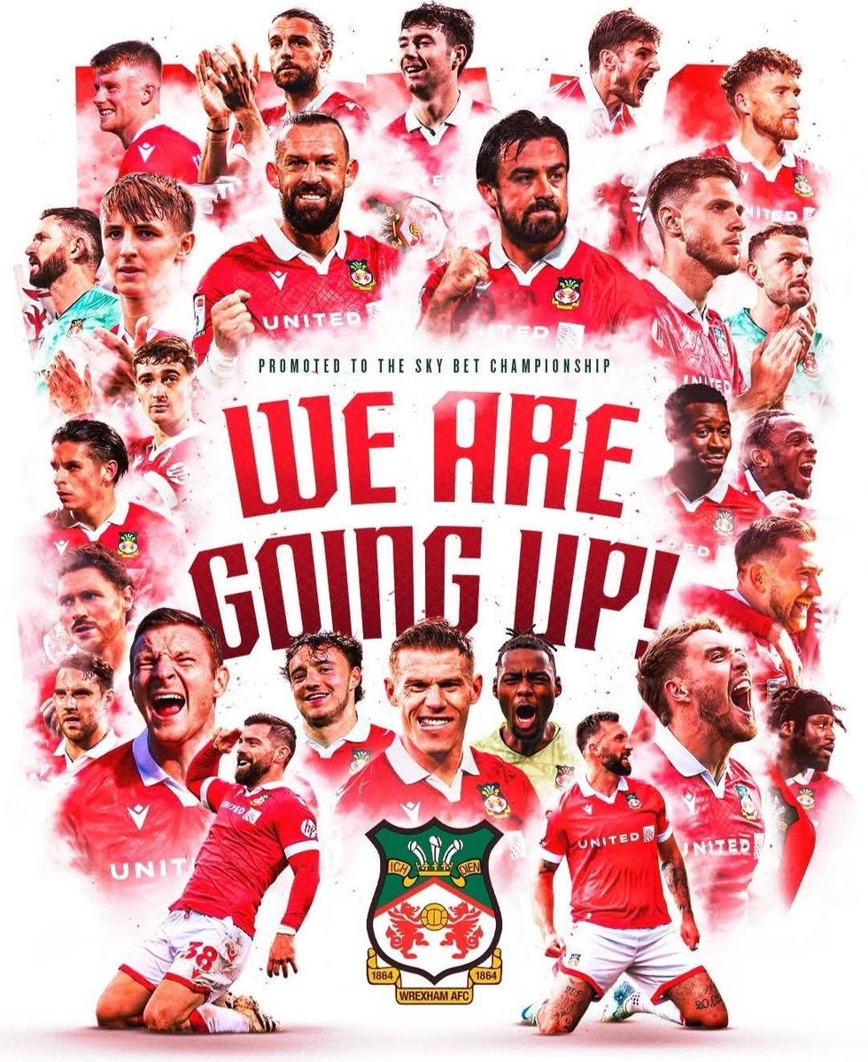 Congratulations <a href="/Wrexham_AFC/">Wrexham AFC</a>