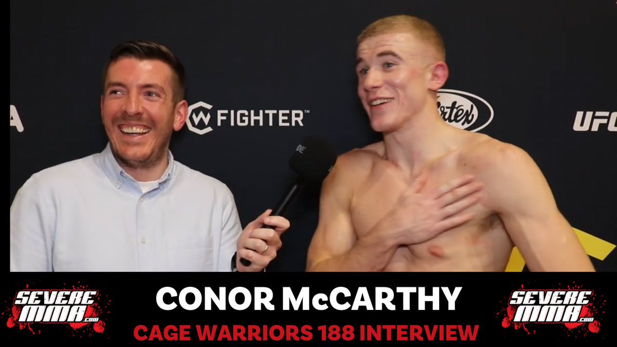 SevereMMA.com (@severemma) on Twitter photo Interview with Conor McCarthy after Cage Warriors 188
#CW188 <a href="/CageWarriors/">Cage Warriors</a>
🎥: youtu.be/rQKUJbW05bk?si… Interview with Conor McCarthy after Cage Warriors 188
#CW188 <a href="/CageWarriors/">Cage Warriors</a>
🎥: youtu.be/rQKUJbW05bk?si…
