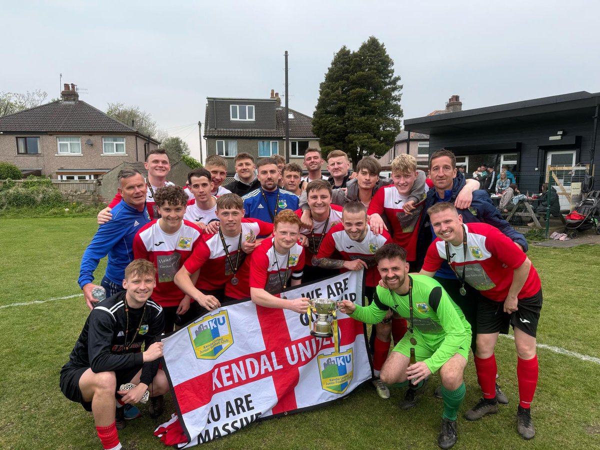 What a first season in management! An unbelievable set of lads, and a much deserved promotion. 💛💙 #KUFC #promotion