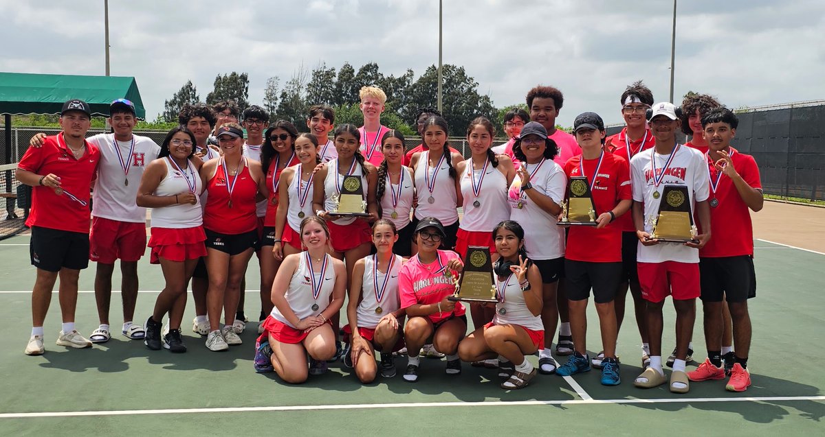 Congratulations to our Harlingen Cardinals for soaring high at the 32-6A district tournament! 33 Cardinals won medals with 6 regional qualifiers.  JV Boys and Girls Teams captured the District Championship, while the Freshman Boys and Girls Teams won the district title as well!