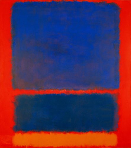 Azul, naranja, rojo de Mark Rothko