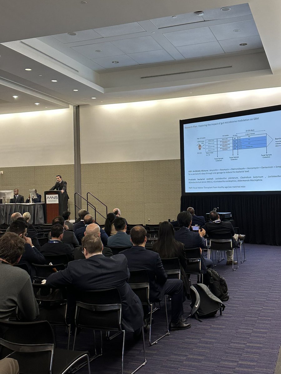 PavelPichardoMD's tweet image. Another strong day at #AANS2025!
Great work by the UTH team and @EsquenaziMD on the gut–glioma axis research at the lab — exciting developments ahead! @AANSNeuro @NeurosurgUTH