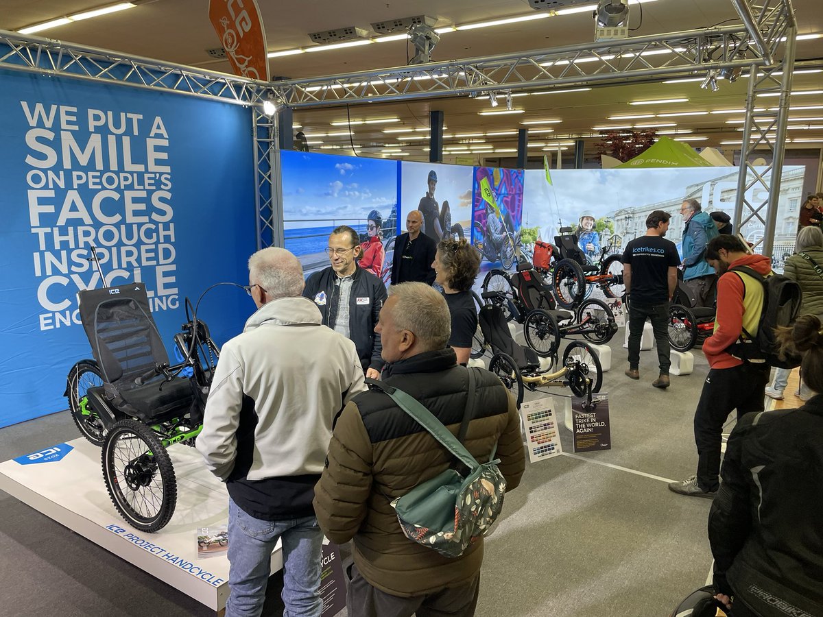 icetrikes's tweet photo. It’s been a busy Saturday for ICE at Spezi bike show in Germany. If you are free tomorrow and local, come say hello to the team and see what’s new! https://t.co/l0Sc0RTziS
