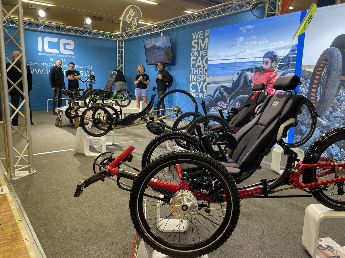 icetrikes's tweet photo. It’s been a busy Saturday for ICE at Spezi bike show in Germany. If you are free tomorrow and local, come say hello to the team and see what’s new! https://t.co/l0Sc0RTziS